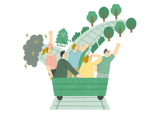 イメージ：一人の力に皆との力を