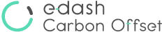 e-dash carbon offsetロゴ